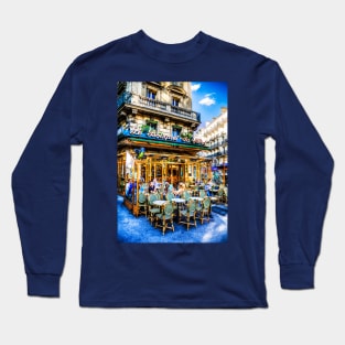 Paris Cafe Culture Long Sleeve T-Shirt